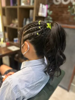 セミロング ヘアアレンジ 髪質改善/縮毛矯正 ツヤ髪🩷さつきのヘアスタイル