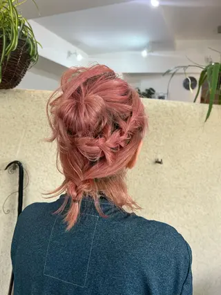 ヘアアレンジ 角戸 りおのヘアスタイル