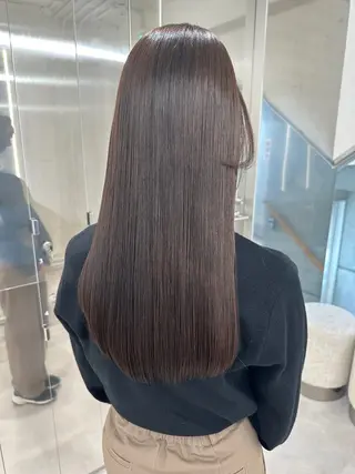 ロング カラー パーマ 髪質改善特化【荻窪】 RYOTOのヘアスタイル