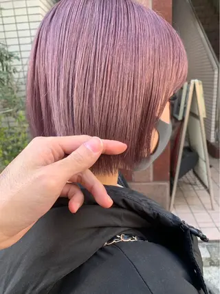 カラー 🩶ダブルカラー/ 透明感カラー✝️るみのヘアスタイル