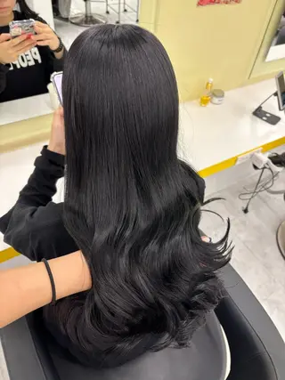 ロング カラー 🦋色落ち綺麗カラー メンズYUZU🦋‪のヘアスタイル