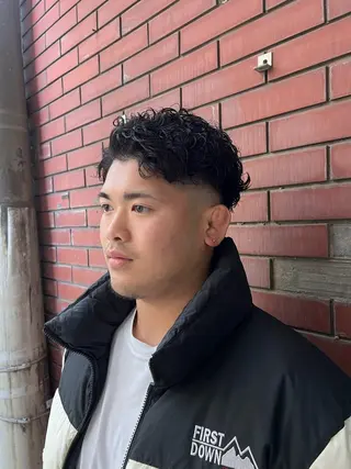 メンズ 柏メンズパーマ特化 蛯谷 晃裕のヘアスタイル