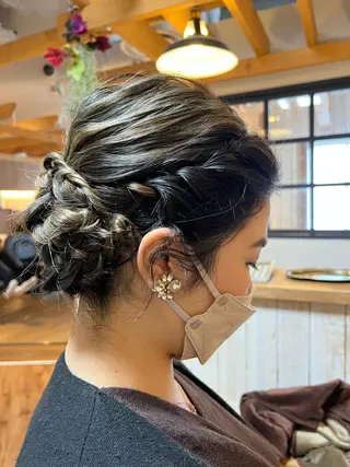 セミロング ヘアアレンジ Topstylist YUKIのヘアスタイル