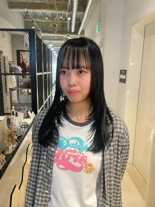 ロング 久永 香奈子のヘアスタイル