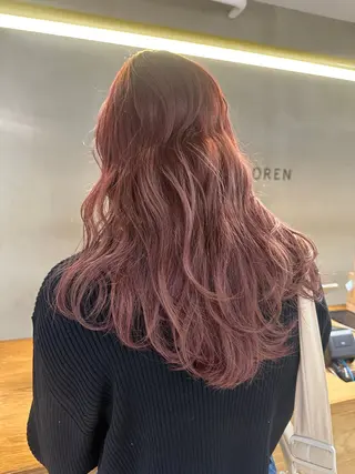 ロング 透明感/レイヤー🎀 春カラー/エリコ🌈のヘアスタイル