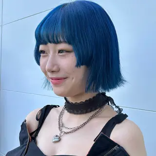 ミディアム カラー 【nui 茨木】 清水優のヘアスタイル