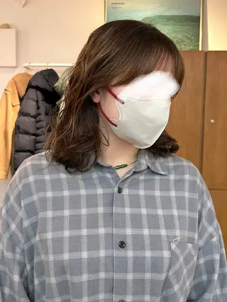 ミディアム パーマ ENIEN MAKE’S 立川所属・ミカ🌟パーマ/ ニュアンスパーマのヘアスタイル