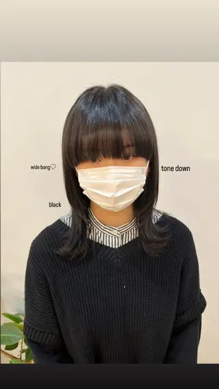カラー yura /レイヤーカットのヘアスタイル