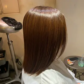 セミロング 永山 萌文のヘアスタイル