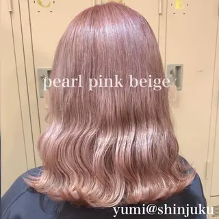 セミロング カラー パーマ ヘアアレンジ メンズ キッズ ネイル マツエク・マツパ 新宿駅近♡友達とOK 🦋W -ワット -のヘアスタイル
