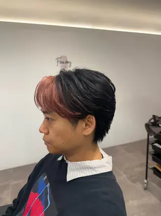 ショート カラー メンズ fan.ray⚽️ 髙橋翔一のヘアスタイル