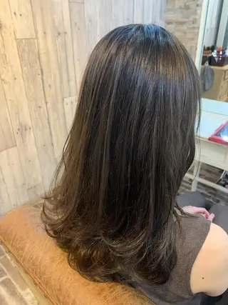 セミロング カラー ✨【店長】Lily. 北千住Seina✨のヘアスタイル