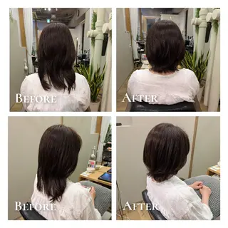 ミディアム 有馬 葵のヘアスタイル