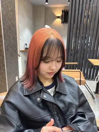 ミディアム SHIAN 立川 🍑すずかのヘアスタイル