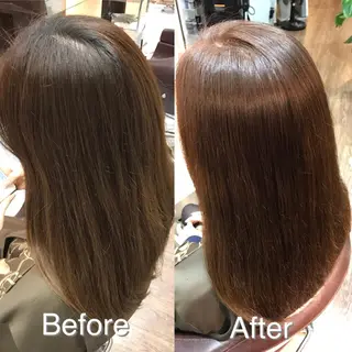 ミディアム カラー CALON銀座　松田 力丸のヘアスタイル