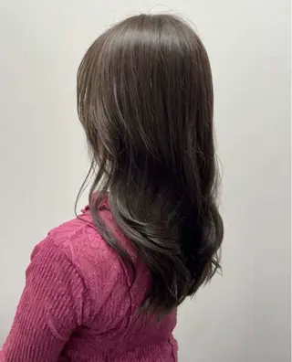 カラー ルプラボウ ふくい きなりのヘアスタイル