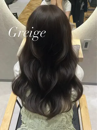 ロング 韓国レイヤー／顔周り ／ブリーチことこのヘアスタイル