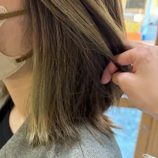 ミディアム カラー 大西 未来のヘアスタイル