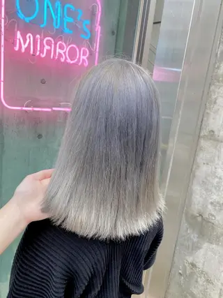 ミディアム 🤍ムラ修正ブリーチ 🤍原宿/YUUのヘアスタイル