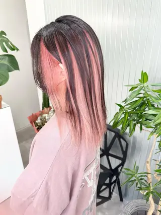 ミディアム カラー LOOP hairのヘアスタイル