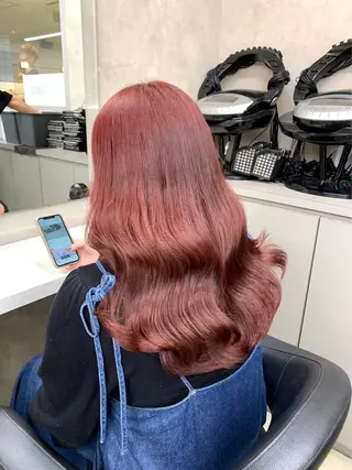 ロング カラー ヘアアレンジ 💗横浜美容室 💗HARUNAのヘアスタイル