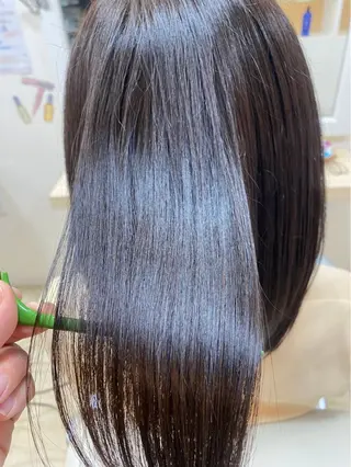 セミロング かしわや かなえのヘアスタイル