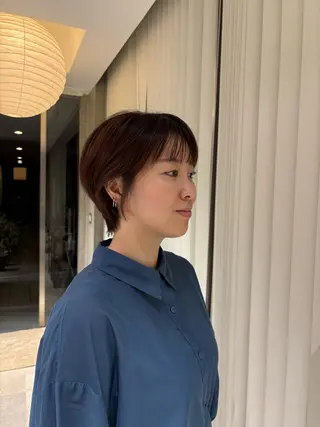 ショート 🌞アオキ サキ💫のヘアスタイル