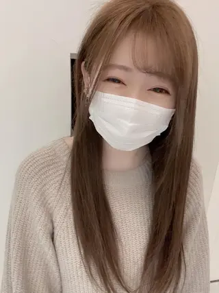 セミロング カラー ヘアアレンジ 縮毛矯正/メンズ歓迎 Ryota🌻のヘアスタイル