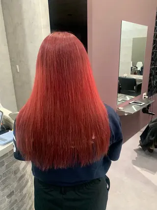 カラー 酸性ストレート 髪質改善のヘアスタイル