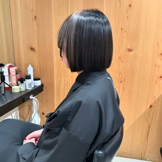 ショート カラー スキバサミを使わない カット🌼唯🌼のヘアスタイル