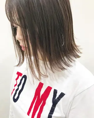 ミディアム Life salon SAKURAのヘアスタイル