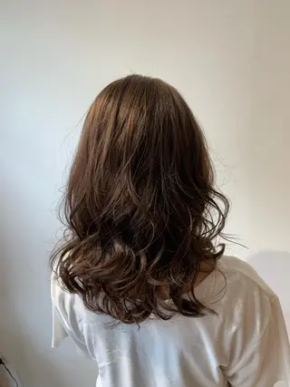 ミディアム ✨縮毛矯正✖︎顔周り レイヤー✨ナカムラのヘアスタイル