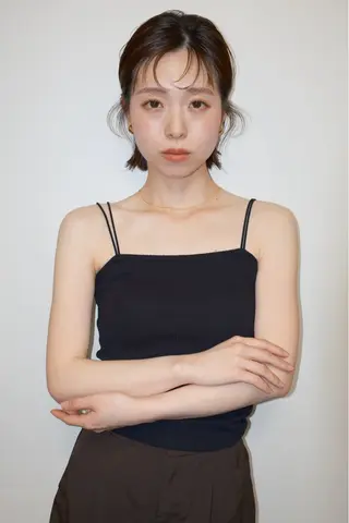 ショート カラー パーマ/透明感カラー 元町🌱takutoのヘアスタイル