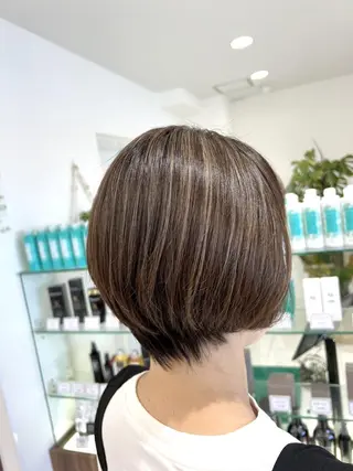 ショート ＡＳＨ大宮/ブリーチ 髪質改善/カラーのヘアスタイル