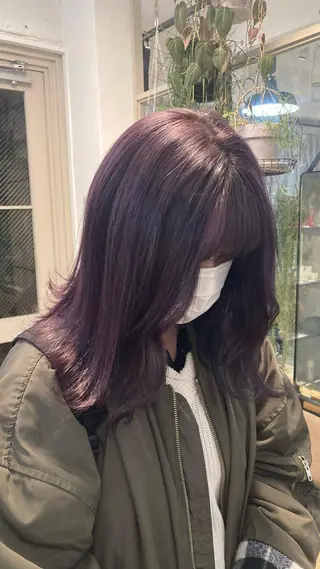 ミディアム じゅわっと暖色カラー 🍊Moemiのヘアスタイル