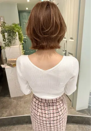 ショート カラー 縮毛矯正✨🫧 レイヤー川村利幸のヘアスタイル
