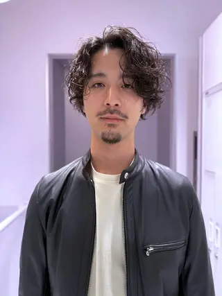 ミディアム パーマ メンズ 【大宮】 メンズ専門吉川のヘアスタイル