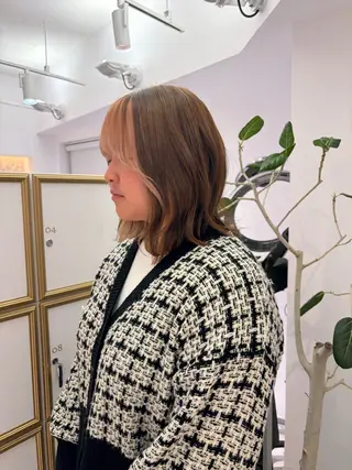 ミディアム 🍓似合わせカット× パーマ/矢木🍓のヘアスタイル