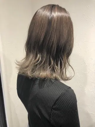 ミディアム カラー 🤍2nd🤍田所 美希のヘアスタイル