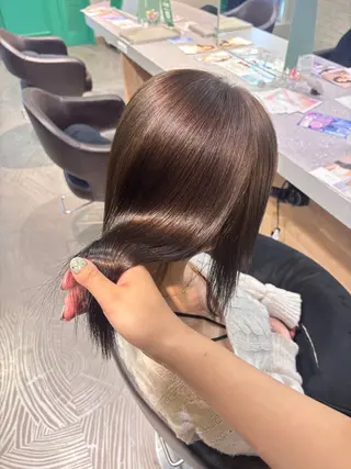 ミディアム 透明感ｶﾗｰ🫧 Rico💗空き🈶のヘアスタイル