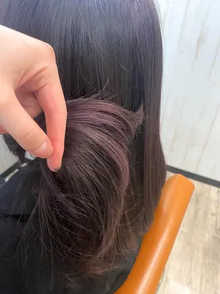 ロング カラー 桑原 由理のヘアスタイル