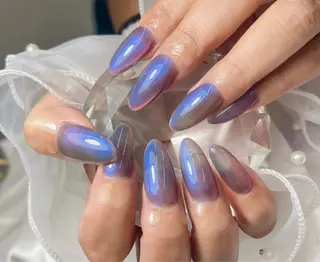 ネイル bijou nails　蓮のネイルデザイン