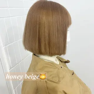 セミロング カラー ヘアアレンジ レイヤー×グレージュ /ピンク🩷mioのヘアスタイル