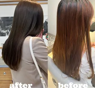 セミロング カラー メンズ眉毛サロン⚪️ マユクリア名古屋栄店の眉毛・アイブロウイメージ