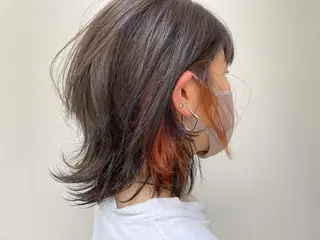 ショート カラー ヘアアレンジ 土屋 紗也果のヘアスタイル