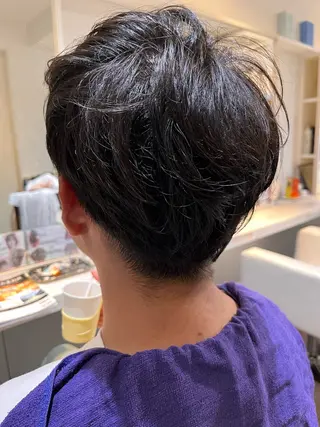 ショート メンズ 福本 好子のヘアスタイル