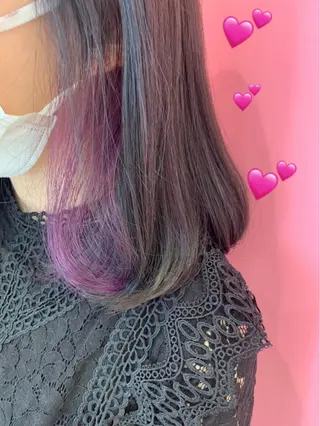 ミディアム カラー 新宿駅近♡個室 ♡関口三都季🌜のヘアスタイル
