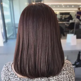 ミディアム カラー 伊藤 華紀ᵕ̈*のヘアスタイル