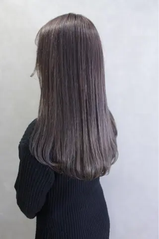 セミロング カラー ヘアアレンジ lani ブリーチ /ダブルカラーのヘアスタイル