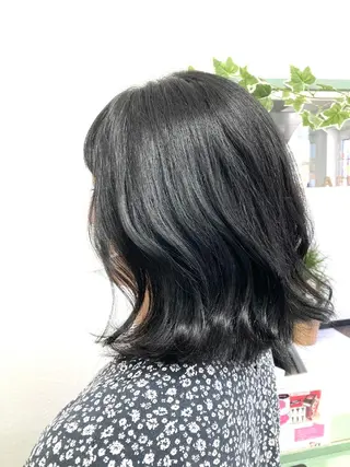 ミディアム カラー パーマ ヘアアレンジ 髪質改善✧︎カラー 💎AIM【アイム】のヘアスタイル